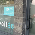 Image de lettrage adhésif