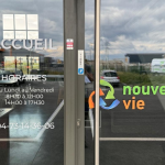 Image de lettrage adhésif